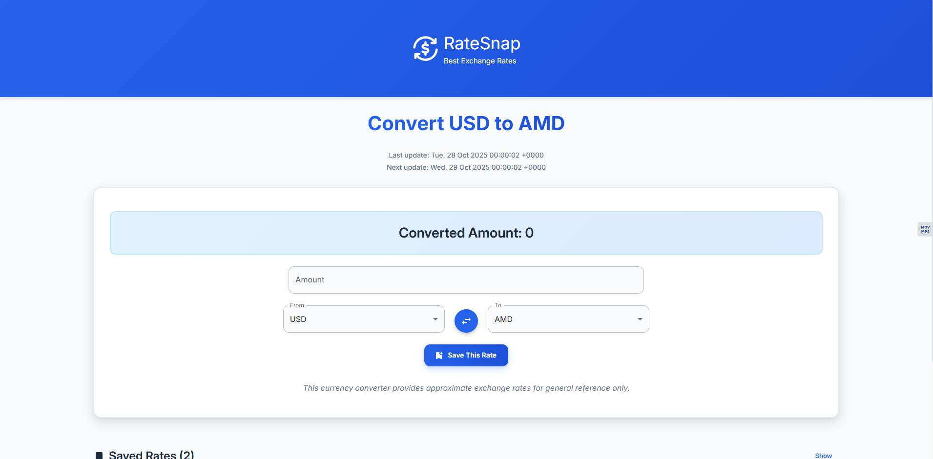 Currency Exchange Platform